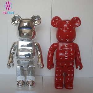 Esculturas de Animales de Dibujos Animados de Arte Moderno, Maniquí de Oso de Fibra de Vidrio de Tamaño Real - Product Image 2