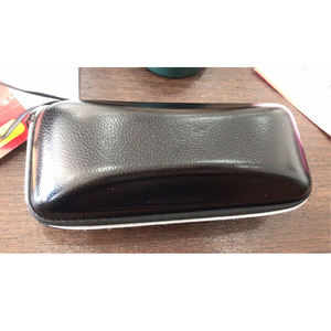 Étui à <span class=keywords><strong>lunettes</strong></span> en PU <span class=keywords><strong>pour</strong></span> <span class=keywords><strong>lunettes</strong></span> de soleil et de soleil quantité minimale de commande, étui noir, en stock - Product Image 6