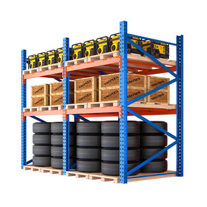 Système de rayonnage industriel robuste pour palettes en acier - Product Image 1