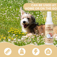 Ecologische huisdierengeurspray met langdurige bloemige/fruitige geur, deodorant voor honden en katten