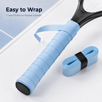 Overgrip de Fábrica para Raquetas de Bádminton, Pickleball, Tenis Playa y Pádel, Transpirable, de PU Suave, Antideslizante y Perforado