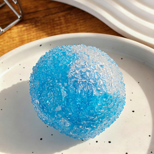 Hot Sale Fructose Slime Handmade <b>Ball</b> Moldable Texture Crinkly Sound High Appearance Stress Relief Fidget <b>Squeeze</b> Toy - Product Image 3