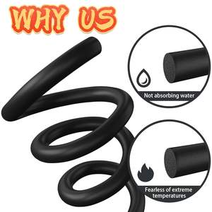 מוט אחורי שחור, גומי קאולק שומר חבלים בטון מילוי מזג אוויר פס עבור פערים ומפרקים - Product Image 4