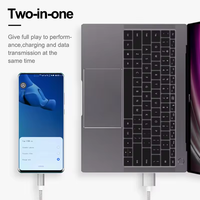 Câble de charge rapide magnétique Type-C en nylon tressé de haute qualité 2.4A 1M Longueur personnalisable Multicolores pour iPhone