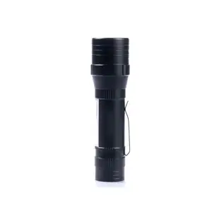 Outdoor Waterproof Unique Processing Method Torch Zoom Glare With Clip Metal Pen Flashlight