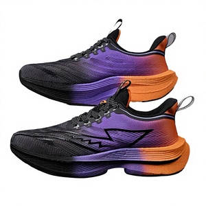 Zapatillas de Maratón Unisex Impermeables, Parte Superior de Malla Transpirable, Ligeras, Duraderas, Tejido Elástico de Alta Calidad, Diseño Mosaico, Primavera/Otoño - Product Image 2