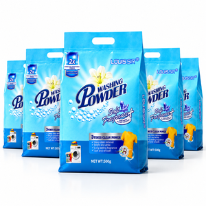 Detergente en Polvo para Lavandería al por Mayor <span class=keywords><strong>de</strong></span> Fábrica, Alta Calidad, 12% LAS, Aroma a Limón, 500g, Eliminación <span class=keywords><strong>de</strong></span> Manchas, para <span class=keywords><strong>Ropa</strong></span> del Hogar - Product Image 5