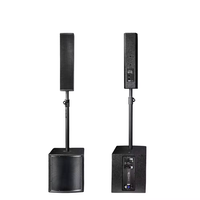 Système de haut-parleurs portables de 15 pouces avec caisson de basses Impédance 4 ohms 400W Audio Premium Coque en bois