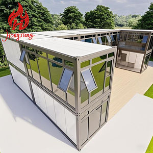 折りたたみ式2階建て小型プレハブ小型住宅レディメイドミニ高級モジュラーベッドルームプレハブホームヴィラ - Product Image 2