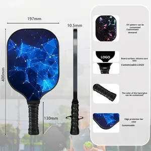 ไม้พายพิคเคิลบอลคาร์บอนไฟเบอร์และไฟเบอร์กลาสขายส่ง หนา 16 มม. ไม้พายพิคเคิลบอลครบชุดสำหรับการค้าข้ามพรมแดน - Product Image 5