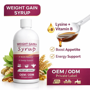 יצרן תוספי תזונה, נוסחה בהתאמה אישית, סירופ לעלייה במשקל, משפר תיאבון, ליזין, ויטמין, מותג פרטי OEM - Product Image 1