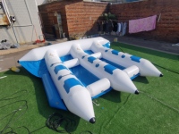 Pêcheur de mer gonflable de qualité commerciale, bateau banane pour parc aquatique, jeu de sport nautique tracté par jet ski