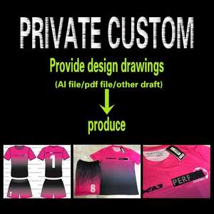 طقم كامل من قمصان كرة القدم للشباب بالجملة، زي فريق كرة القدم، تصميم مخصص، زي كرة قدم مطبوع بالتسامي - Product Image 6