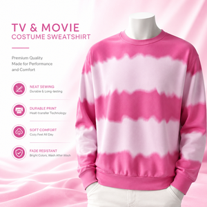 Sudadera <span class=keywords><strong>de</strong></span> Trabajo con Cuello Redondo, Tie-Dye, Manga Larga, Antibacteriana, Sin Costuras, con Degradado <span class=keywords><strong>de</strong></span> Color Sólido, para Minoristas y Cafeterías - Product Image 4