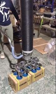 Equipo de manejo de materiales elevador de tubo de vacío para caja, bolsa y barriles elevador de caja de vacío