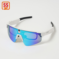 Lunettes Intelligentes Raffinées Multilingues avec Traduction, Streaming Musical, Enregistrement Sonore, Étanchéité IP66, Vidéo 4K et Assistant IA