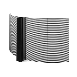 Outdoor UHD advertising LED <b>display</b> video <b>wall</b> 3D video glass outdoor architectural curved LED <b>display</b> - Product Image 1