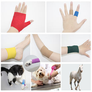 メーカーカラフル5Cm7.5Cm10Cm弾性プリント自己粘着獣医自己粘着包帯ラテックスフレキシブルラップ - Product Image 5