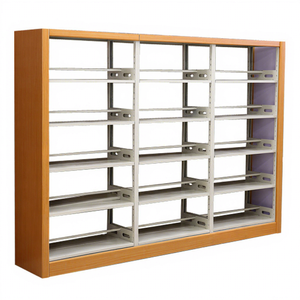 Meubles de bibliothèque universitaire, étagères de rangement en métal, présentoirs - Product Image 2