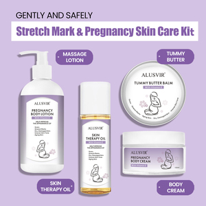 Crema depilatoria per cicatrici incinte efficace e smagliature rimuovi crema riparatrice crema per la rimozione delle smagliature e lozione Set di olio per il corpo - Product Image 5