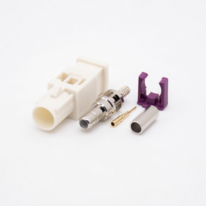 Conector Fakra Tipo B Hembra para Antena GPS de 180 Grados, Conector Fakra para Crimpar en <span class=keywords><strong>Cable</strong></span> - Product Image 2