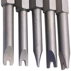 Nanrui U-shaped <b>Screwdriver</b> <b>Bits</b> 6mm Hex Shank S2 Steel 5pc <b>Set</b> for Electric Drill - Product Image 2