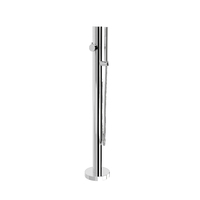 Robinet de douche vertical extérieur en acier inoxydable 304, différents types pour usage hôtelier, anti-givre et anti-explosion