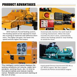 Trituradora de Madera Diésel Móvil, Nueva Condición, Componentes Principales: Motor, Máquina Cortadora de Árboles, Fácil de Operar, 1 Año de Garantía - Product Image 3