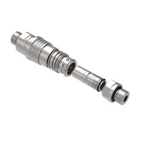 Conector Rápido de Refrigeración Líquida para Maquinaria Industrial, Impermeable IP67