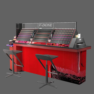 من المصنع مباشرة مستحضرات التجميل الفاخرة العناية بالبشرة ماكياج مول كشك مخصص التصميم الداخلي العطور العلامة التجارية متجر معدني دائم - Product Image 5