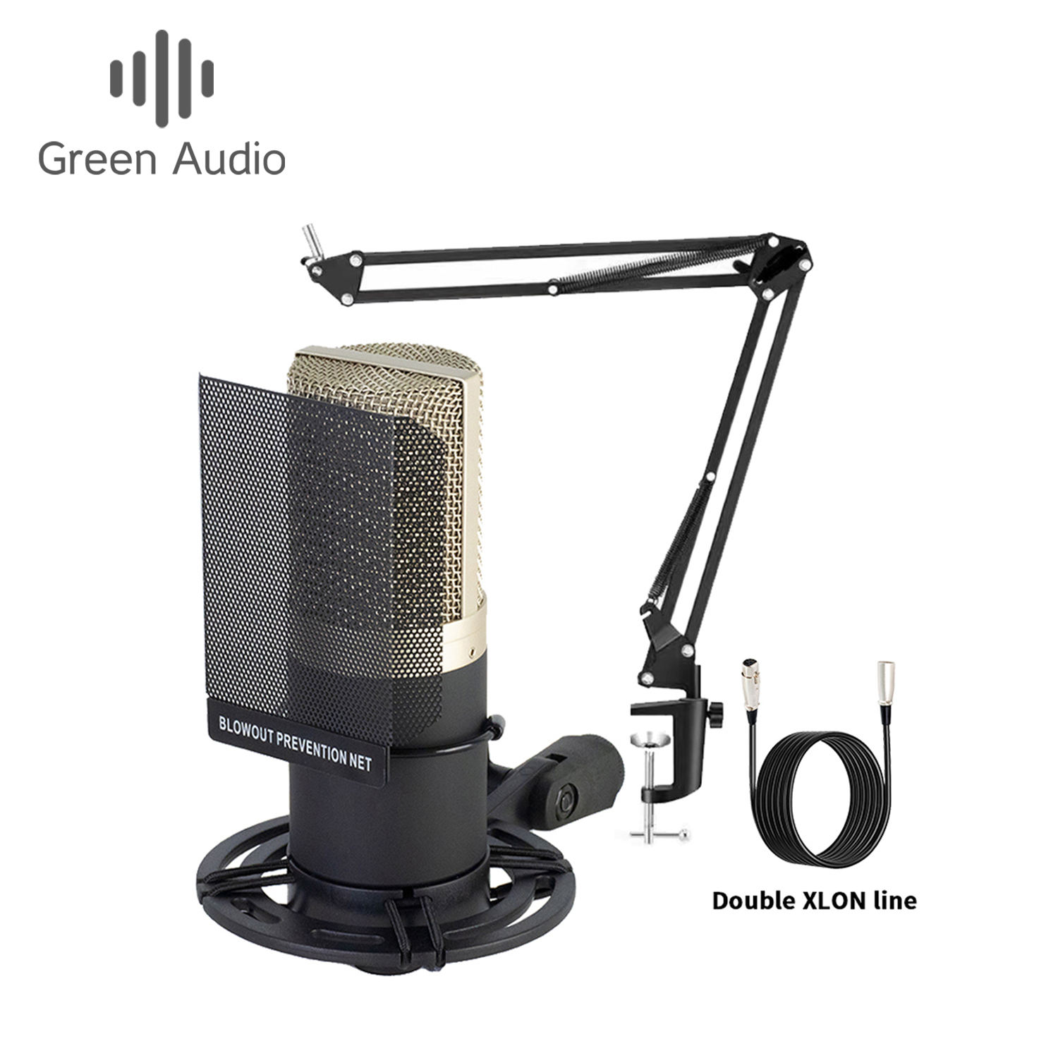 GAM-ZX797 Condenser Microphone - Pro Recording Studio Kit