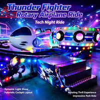 Manège Soucoupe Volante Rotative Thunder Fighter 360° pour Parc d'Attractions - Meilleure Vente