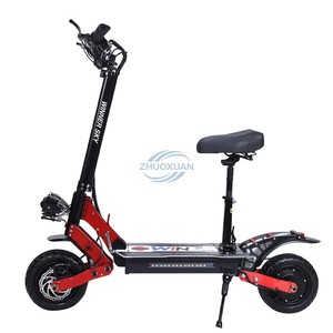 สกู๊ตเตอร์ไฟฟ้าสำหรับเดินทางในเมือง 1000W มอเตอร์แบบไร้แปรงถ่าน เบาะนั่ง โครงอะลูมิเนียมอัลลอยด์ ระบบเบรกแบบดิสก์ ระยะทาง 30-40 กม. ควบคุมผ่านแอป - Product Image 1