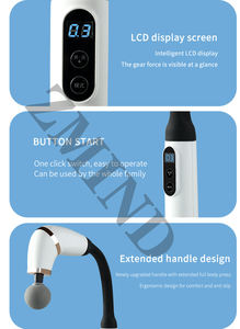 Masseur de dos en forme de U pour soulager la douleur Pistolet de massage des tissus profonds pour soulager la douleur des tissus profonds avec écran LCD - Product Image 6