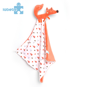 Logo personnalisé divers renard ensemble des gamins doux jouet de couchage bébé couette - Product Image 1