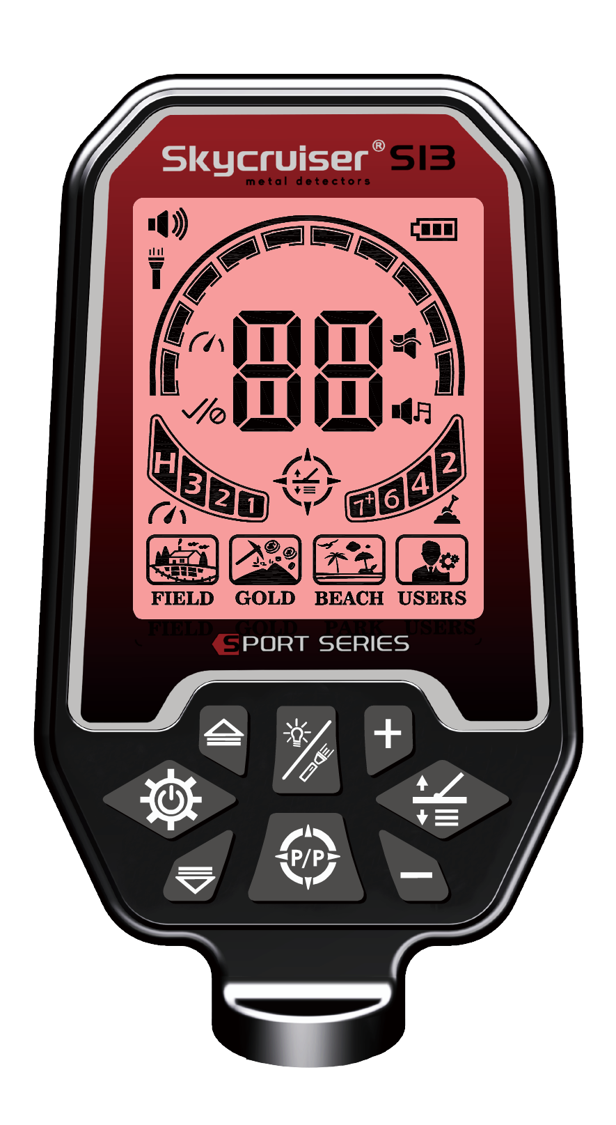 walk through metal detector 33 zones