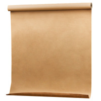 Papier Kraft Brun en Rouleau de Pâte de Bois Pure Recyclable pour Emballage Cadeau et Artisanat DIY – Grande Vente
