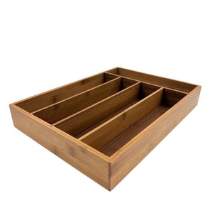 Bamboo <b>Storage</b> <b>Box</b> Rectangular <b>Drawer</b> Organizer For Miscellaneous Items - Product Image 1