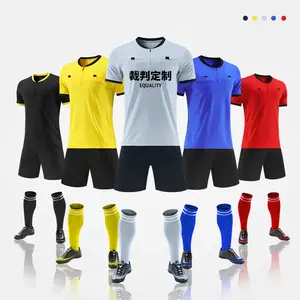 Wholesale uniforme de arbitro de futbol basketball referee uniform football referee shirt soccer referee jersey