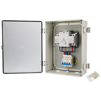 Boîtier extérieur étanche pour tableau de distribution 2P 100A ATS, boîte de commutation d'alimentation, économiseur d'énergie, panneau électrique, boîte de distribution ATS