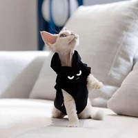 Gilet à capuche polyvalent pour chat et petit chien, toutes saisons, pour chat sans poils Sphynx Devon, vêtements pour chaton