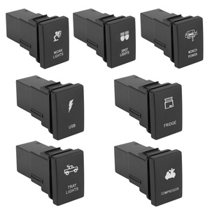 Interrupteur de phare Toyota 12V, kit de rétrofit pour feux antibrouillard, compatible avec Camry, Corolla, RAV4, Prado, Crown, Highlander, Vios, Yaris - Product Image 1