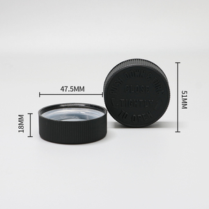Customized Black PET Plastic Capsule <b>Container</b> Empty Bottle for Health Products with Screw Cap - Product Image 6