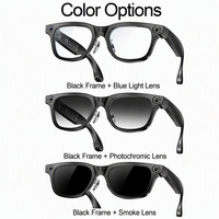 Lunettes intelligentes W660 de haute qualité avec caméra 20MP, enregistrement vidéo 4K, réduction de bruit ENC à double microphone, anti-interférence