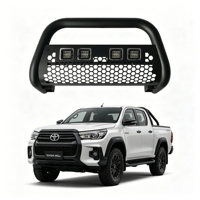 Pare-chocs avant en acier robuste neuf d'usine avec feux de croisement LED, résistant à la rouille, pour Hilux Ranger D-Max Navara 4x4 Pickup