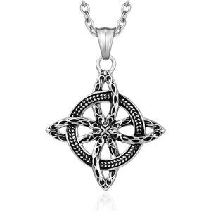 Nordic Celtic Eternal Knot Necklace - Niche Cultural Symbol - Nordic Traditional Pendant - Festival Gift Jewelry - Product Image 5