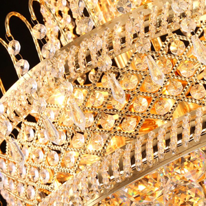 Lámparas Colgantes de Cristal Stamen, Decoración para Hoteles, Salones de Baile, Lámparas de Techo para Banquetes, Lámparas de Araña Brillantes para Techos Altos - Product Image 5