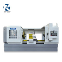 Torno CNC Automático CK6180 |   Torno Horizontal de Alta Precisión con Control Siemens/FANUC para Mecanizado de Ejes y Discos