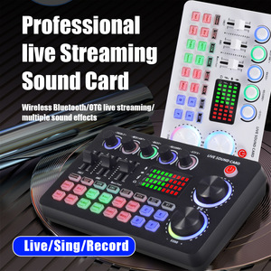 Tarjeta <span class=keywords><strong>de</strong></span> <span class=keywords><strong>Sonido</strong></span> Profesional M1 con Bluetooth, Mezclador <span class=keywords><strong>de</strong></span> Audio y Cambiador <span class=keywords><strong>de</strong></span> Voz para Streaming, Podcasting y Juegos <span class=keywords><strong>en</strong></span> Teléfono/<span class=keywords><strong>PC</strong></span> - Product Image 2