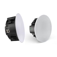 Haut-parleur de plafond intelligent actif WiFi BT 60W Airplay Multi-room avec amplificateur intégré et contrôle via application audio